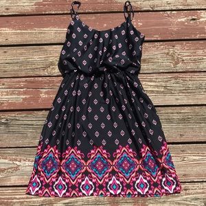 Maurices Sundress Patterned Ikat Print